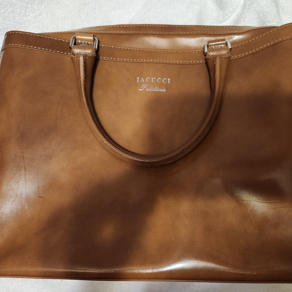 Women's Tan Leather Tote